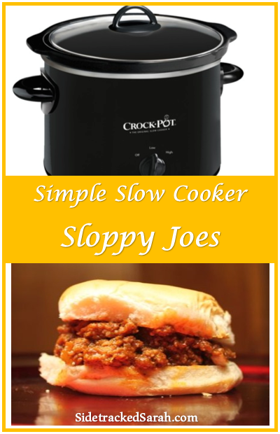 Simple Slow Cooker Sloppy Joes