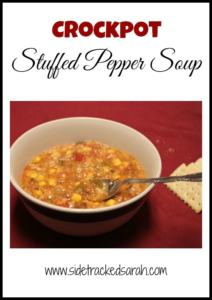 Crockpot Stuffed Pepper Soup