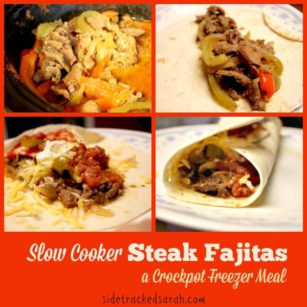 Crock Pot Steak Fajitas Recipe Sidetracked Sarah