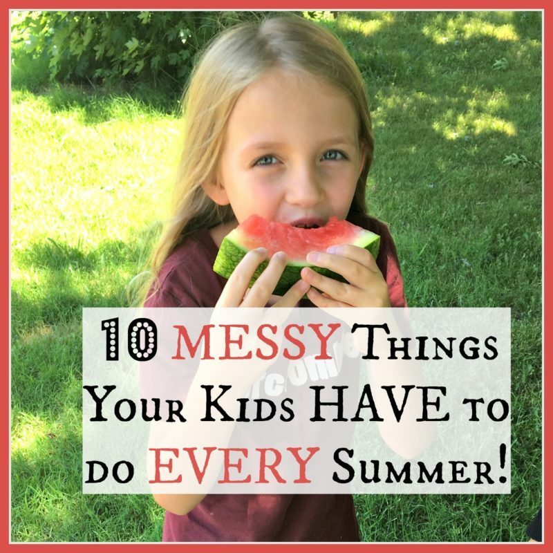 10 MESSY Things Your Kids HAVE to do EVERY Summer! | Sidetracked Sarah