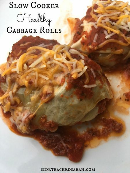 Healthy Slow Cooker Cabbage Roll Recipe Sidetracked Sarah 4013