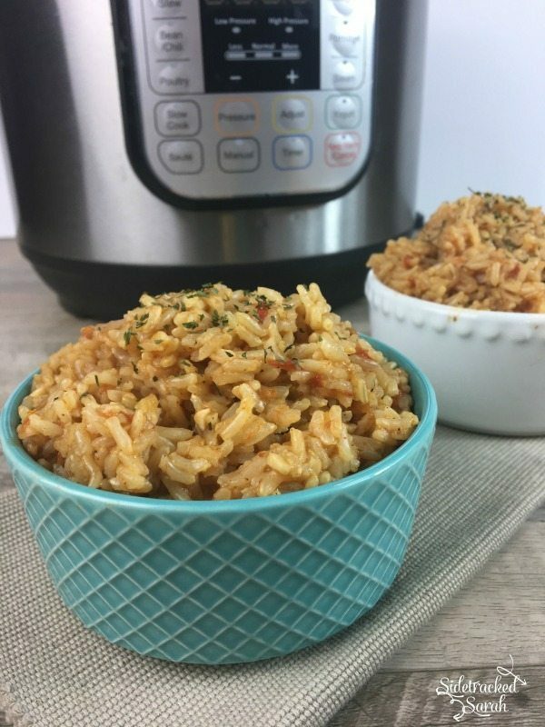 Instant Pot Spanish Rice Recipe | Sidetracked Sarah