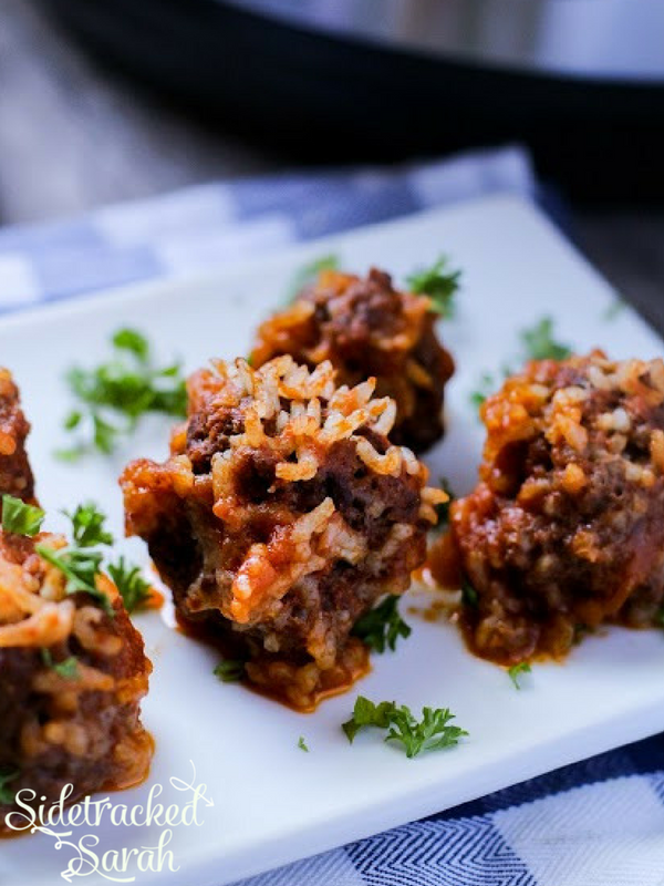 Instant Pot Porcupine Meatballs Recipe | Sidetracked Sarah