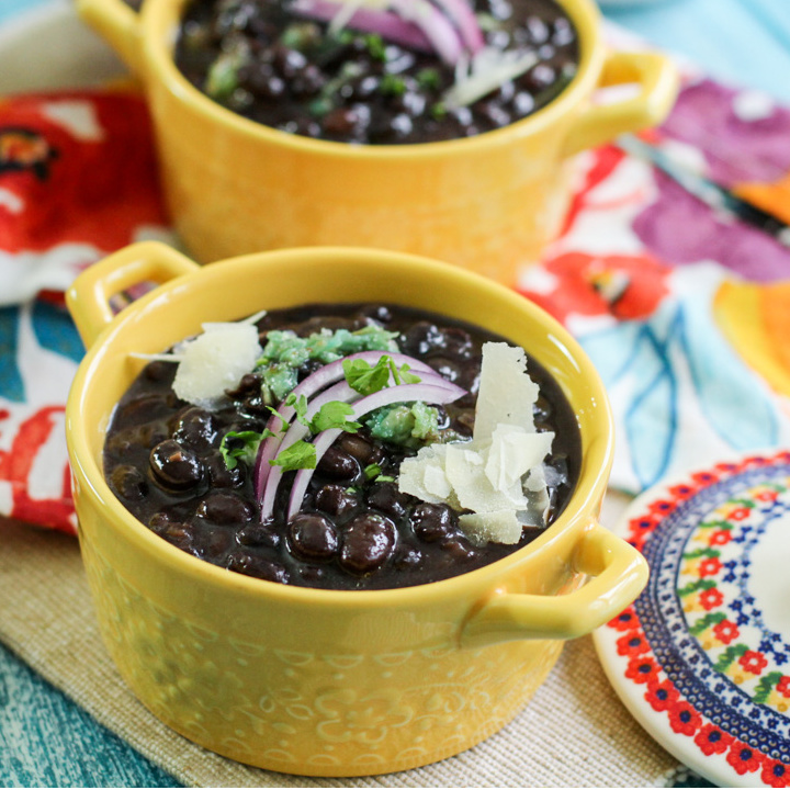 Instant Pot Cuban Black Bean Soup | Sidetracked Sarah